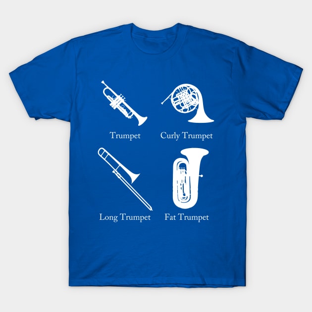 Many Trumpets T-Shirt by Dawn Anthes
